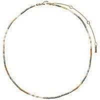 Pilgrim Alison Necklace Brown, Gold-Plated