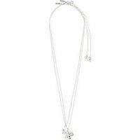 Pilgrim Zhuri Recycled Necklace 2-In-1 Set Silver-Plated