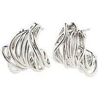 Pilgrim Pamela Recycled Earrings Silver-Plated