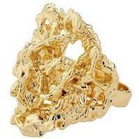 Pilgrim Act Recycled Ring Gold-Plated