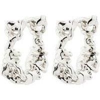 Pilgrim Trust Recycled Hoop Earrings Silver-Plated