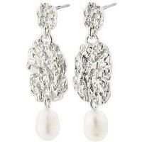 Pilgrim True Recycled Earrings Silver-Plated