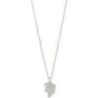 Pilgrim Connect Crystal Necklace Silver-Plated