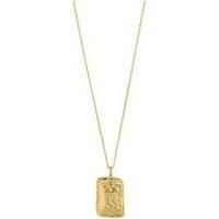 Pilgrim Scorpio Zodiac Sign Necklace, Gold-Plated