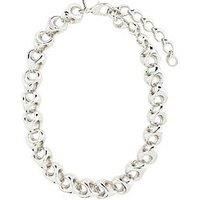 Pilgrim Dune Necklace Silver-Plated