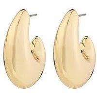 Pilgrim Rory Recycled Earrings Gold-Plated