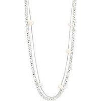 Pilgrim Starlight Necklace 3-In-1 Silver-Plated