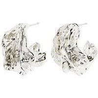 Pilgrim Eclipse Hoops Silver-Plated