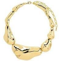 Pilgrim Free Statement Necklace- Gold Plated