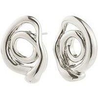 Pilgrim Unfold Earrings - Silver Plated