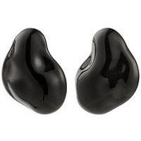 Pilgrim Lian Earrings Black - Silver Tone