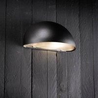 Nordlux Scorpius Outdoor Garden Flush Wall Light/Downlight, Black