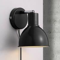 Nordlux Pop Wall Pendant Light Fixture in Black - Traditional Lighting Homeware Interior Kitchen Living Room Bedroom - E27, 60W, LED, IP20 - 21.5 x 21.5 x 23 cm; 1.8 Kilograms
