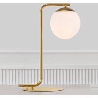 Nordlux Grant Table Light Modern Brass Opal Glass Table Lamp
