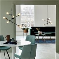 Pendant light Nordlux Josefine pendulum 6x E27 black hanging lamp hanging light