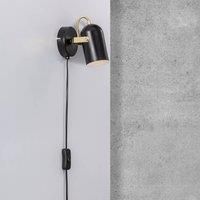 Nordlux 50101003 Lotus Wall Spot Light, Black