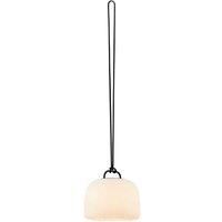 Kettle To-Go 22 Outdoor Patio Terrace Plastic Rechargeable Dimmable LED Light in White (H) 19.6cm