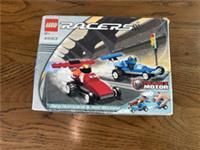 LEGO Racers Zero Hurricane & Red Blizzard Car Set, 4593, 70 Pieces with Pull Back Motor