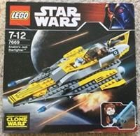 LEGO Star Wars Clone Anakin's Jedi Starfighter Astromech Droid New Retired 7669