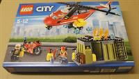 Lego City Fire Response Unit Helicopter 60108 - NEW & SEALED! Damaged Box.