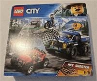 LEGO 60172 City Mountain Police Dirt Road Pursuit Pickup 4x4 Car with Net Shooter, Buggy and Motorbike Building Set