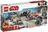 LEGO 75202 Star Wars Episode VIII Defense of Crait Playset with Resistance Ski Speeder Toy