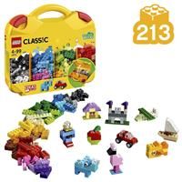 LEGO 10713 Classic Suitcase On The Go Portable Bricks Storage Set with Wheels and Eyes, Contains 213 Pieces and Creative Building Ideas Young Builders, Various