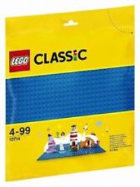LEGO 10714 Classic Blue Baseplate 10 x 10 Inch/32 x 32 Studs Stackable Building Board, Creations Sheets Builders, Various