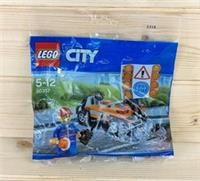 LEGO x 2 Dark Bluish Grey Plate, Round Corner 3 x 3 [ 30357 ] new