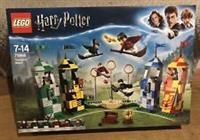 LEGO 75956 Harry Potter Quidditch Match Building Set, Gryffindor Slytherin Ravenclaw and Hufflepuff Towers, Harry Potter Toy Gifts