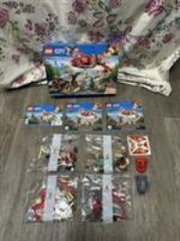 LEGO 60217 City Fire Fire Plane Toy Aeroplane Set with Buggy, 3 Firefighter Minifigures, Skunk Animal Figure and Buildable Burning Trees, Fireman Toys for Kids
