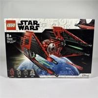 LEGO 75240 Star Wars Major Vonreg’s Tie Fighter Starship Set with a Special Black and Red Colour Scheme from Resistance TV Series