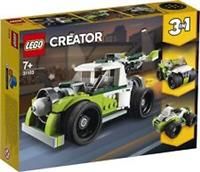 LEGO 31103 Creator 3-in-1 Rocket Truck, Off Roader, Quad Bike Building Set, Vehicle Collection Series