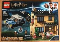LEGO 75968 Harry Potter 4 Privet Drive House  Set with Ford Anglia, Dobby Figure and Dursley Family