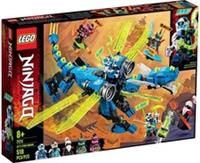 LEGO 71711 Ninjago Jay's Cyber Dragon Mech Building Set, with Jay, Nya and Unagami Minifigures, Prime Empire Action Figures