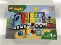 LEGO 10915 DUPLO My First Alphabet Truck Toy for Toddlers 1.5 Year Old, Learning Letters Bricks, Preschool Education