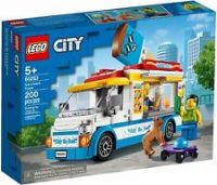 LEGO 60253 City Great Vehicles Ice-Cream Truck Toy with Skater and Dog Figure for Kids 5+ Year Old