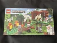 LEGO 21159 Minecraft The Pillager Outpost Action Figures Building Set, Iron Golem Adventure Toy for Kids 7+ Years Old
