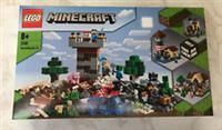 LEGO 21161 Minecraft The Crafting Box 3.0 2in1 Castle Fortress Farm Set with Steve, Alex and Creeper Figures