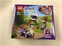 LEGO 41425 Friends Olivia's Flower Garden Play Set with Tools, Zobo the Robot & Toy Go Kart