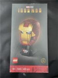 LEGO 76165 Marvel Iron Man Helmet Display Building Set, Collectible Gift Model for Adults