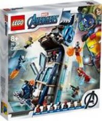 LEGO 76166 Super Heroes Marvel Avengers Tower Battle Set with Iron Man, Black Widow & Red Skull