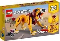 LEGO 31112 Creator 3 in 1 Wild Lion, Ostrich and Warthog Set, Animal Toys for Kids