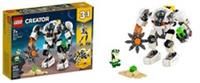 LEGO 31115 Creator 3 in 1 Space Mining Mech, Space Robot Toy, Cargo Carrier, Action Figure Building Set with Alien Figure