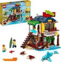 LEGO 31118 Creator 3 in 1 Surfer Beach House, Lighthouse & Pool House Summer Building Set