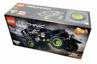 LEGO 42118 Technic Monster Jam Grave Digger Truck Toy to Off-Road Buggy Pull Back 2 in 1 Building Set