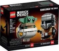 LEGO 75317 BrickHeadz Star Wars The Mandalorian & The Child Baby Yoda Collectable Model B