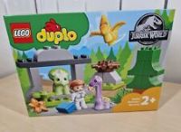LEGO 10938 DUPLO Jurassic World Dinosaur Nursery Toy with Baby Triceratops Figure, Learning Toys for Toddlers Age 2 Plus, Large Bricks Set