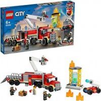 LEGO 60282 City Fire Command Unit Building Set, Fire Engine Toy