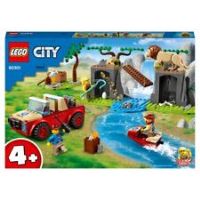 LEGO 60301 City Wildlife Rescue Off Roader Vehicle Car Toy, Building Set with Animal Figures for Preschool Kids 4 Years Old